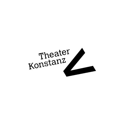 Logo des Theaters Konstanz: Ein auf der Seite liegendes V